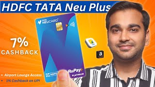 HDFC TATA Neu Plus Credit Card Earn NeuCoins amp Maximize Rewards [upl. by Lacefield]