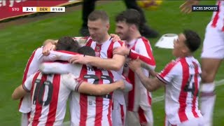 Stoke City Vs Derby Country 21 All Goals Results amp Extended Highlights 2024 [upl. by Oynotna]