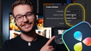 Automatisch Untertitel erstellen  DaVinci Resolve Tutorial [upl. by Inait]