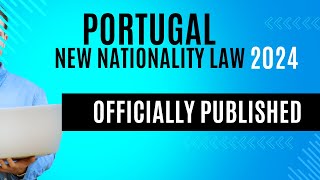 Big News for Immigrant  Portugal New Nationality Law Published  infoStation [upl. by Jarrell]