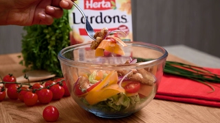 Recette Salade Lardons Crispy Herta® [upl. by Niarbo]