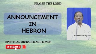 Announcement in Hebron on 17112024 [upl. by Imotas]