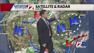 WPRI 12 Weather Forecast 91524 Another Nice Day Today Cooler Temps amp Shower Chances Ahead [upl. by Mackie]