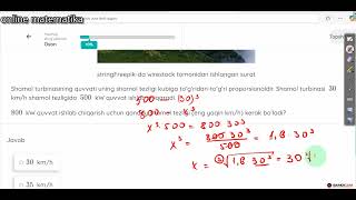 cerebry platformasi matematika 4topshiriq 13savollar [upl. by Ahsieat]