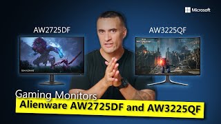 BRAND NEW  Alienware AW2725DF and AW3225QF Gaming Monitors [upl. by Eekram]