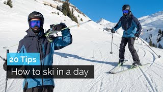 How to Ski in a Day  20 Tips [upl. by Dorin]