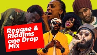 REGGAE and RIDDİMS One DROP Mix 2024  Chris Martin Cecile Romain Virgo Konshens  DJ Leizner TMC [upl. by Riella896]