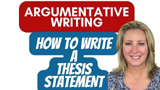 How to Write a Thesis Statement  Argumentative Essay [upl. by Etram542]