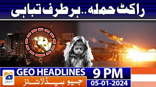 Geo News Headlines 9 PM  5 January 2024 [upl. by Naaitsirhc]