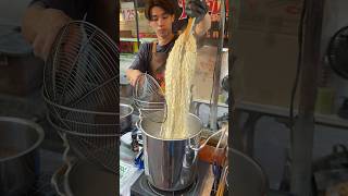 The famous Buldak StirFried Noodles Omelette in Malaysia [upl. by Marinelli415]