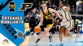 HIGHLIGHTS Iowa vs Purdue  Big Ten Womens Basketball  1102024  NBC Sports [upl. by Weintrob]