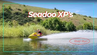 1995 amp 1996 Seadoo XPs Playing around on the river [upl. by Tini]