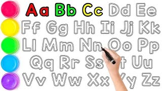 Collection of uppercase amp lowercase alphabet dotted lines ABCD alphabet writing alphabet song A Z [upl. by Pedro435]