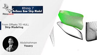 BULBOUS BOW Ship modeling using rhino ARABIC Tutorial [upl. by Lledor]