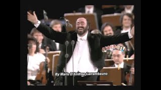 Luciano Pavarotti 🤵Torna A Surriento🌋 By Mario amp Luca DAndrea Carrambauno [upl. by Tansy]