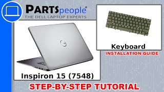 Dell Inspiron 15 7548 Keyboard HowTo Video Tutorial [upl. by Anyrtak]