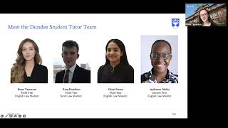 University of Dundee Law School Mooting Competition 202425 Lecture 1  Introduction to Law [upl. by Scrivens]