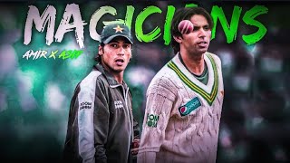 The Era Of Muhammad Amir X Muhammad Asif 🥵 ● The Magicians 🪄 ● Money Tress Edit Audio [upl. by Dnalevets]