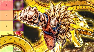 NEW YEARS THE TOP 10 BEST DOKKANFEST TURS TIER LIST DECEMBER 2023 DBZ Dokkan Battle [upl. by Aralomo]