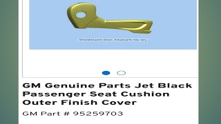 how to replace passenger side seat cushion outer finish cover Buick encore [upl. by Greff]