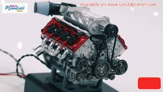 Building a MAD 3D Printed V8 Engine Model Kit  Build Your Own V8 Engine les3dprintercom [upl. by Ylecara]