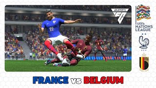 FRANCE vs BELGIUM  UEFA Nations League 202425 [upl. by Norad]