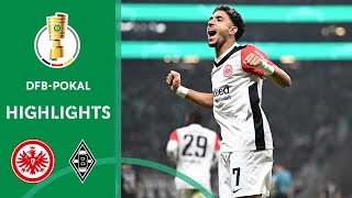 Frankfurt wins outnumbered  Eintracht Frankfurt vs Borussia Mgladbach 21  Highlights  Pokal [upl. by Husein]