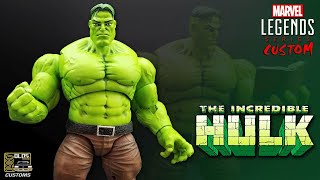 Custom Marvel Legends MergedSmart Hulk  Professor Hulk  Action Figure Review [upl. by Ainahpets]