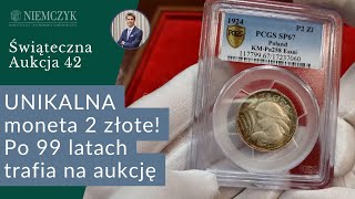 UNIKALNA moneta 2 złote wybita w Paryżu trafia na Aukcję po prawie 100 latach  nakład tylko 15 egz [upl. by Innavoij879]