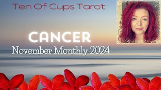 Cancer Tarot quotYoure Eye Is On The PRIZE In Novemberquot November 2024 [upl. by Annaillil813]