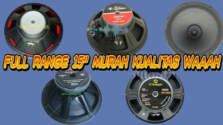 speaker full range 15 inch [upl. by Anitsyrhc]