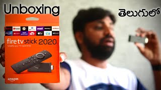 Amazon Fire Tv Stick 2020 Unboxing amp Initiall Imperssions  In Telugu [upl. by Orban358]