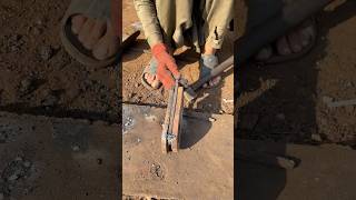 Learn to close gaps with stick weldingshorts welding [upl. by Aissirac945]