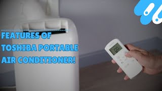 Features of Toshiba portable air conditioner [upl. by Teddy278]