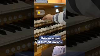 Chorale Prelude on Adoro te devote  Healey Willan organist churchorganist pipeorgan [upl. by Lou898]