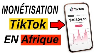 Monétiser un compte tiktok en Afrique en 2 minutes [upl. by Essilem]