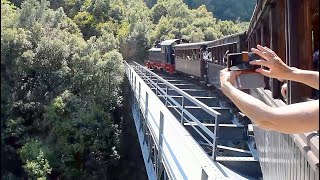 Pelion Mountain Train  Passenger Views 04092021  395 [upl. by Auria]