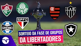 QUEM ESTÁ NO GRUPO DA MORTE CONFIRA O SORTEIO DA LIBERTADORES 2024 [upl. by Kinsman613]