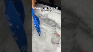 GIANT BUILD UP Freezer scraping asmr [upl. by Ocsic]