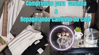 Comprinhas para Casinha 🌸 Vem ver como ficou nosso cantinho do café Repaginado 🌸 [upl. by Atterahs957]