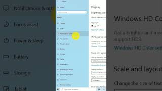 Cara Mengatur Kecerahan Layar Laptop atau Komputer di Windows 10 shorts [upl. by Fredelia134]