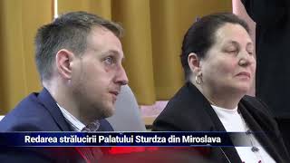 Redarea strălucirii Palatului Sturdza din Miroslava [upl. by Ahseryt]