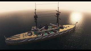 Fully functional battleship  Valkyrien SkiesClockwork amp Eureka [upl. by Ahsiatal]