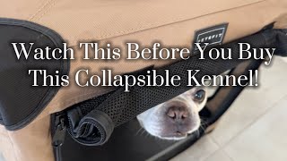 Petsfit Collapsible Kennel Review [upl. by Jamnes]