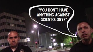 1st Amendment Audit Scientology Big Blue Cops Called TWICE [upl. by Dasya]