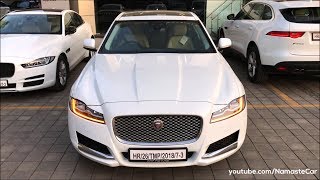 Jaguar XF 20t Prestige X260 2018  Reallife review [upl. by Yedarb]