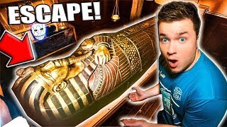 24 HOUR Prison Escape Room Challenge Mummy THE MAN TOP SECRET Mystery Battle Royale Game [upl. by Moraj739]