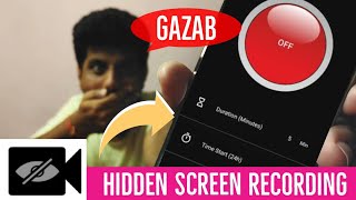 How to do Hidden Screen Recording [upl. by Ahseital]