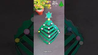 Diy Easy kids paper craft🎄🧑🏻‍🎄😨shorts trending youtubeshorts funny comedy craft diy kids yt [upl. by Dawkins]