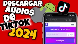 ✅Como Descargar Audios de TikTok 2024 [upl. by Mehta]